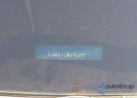 2016 Nissan Rogue Sv из США, поврежденный, VIN KNMAT2MV4GP678782